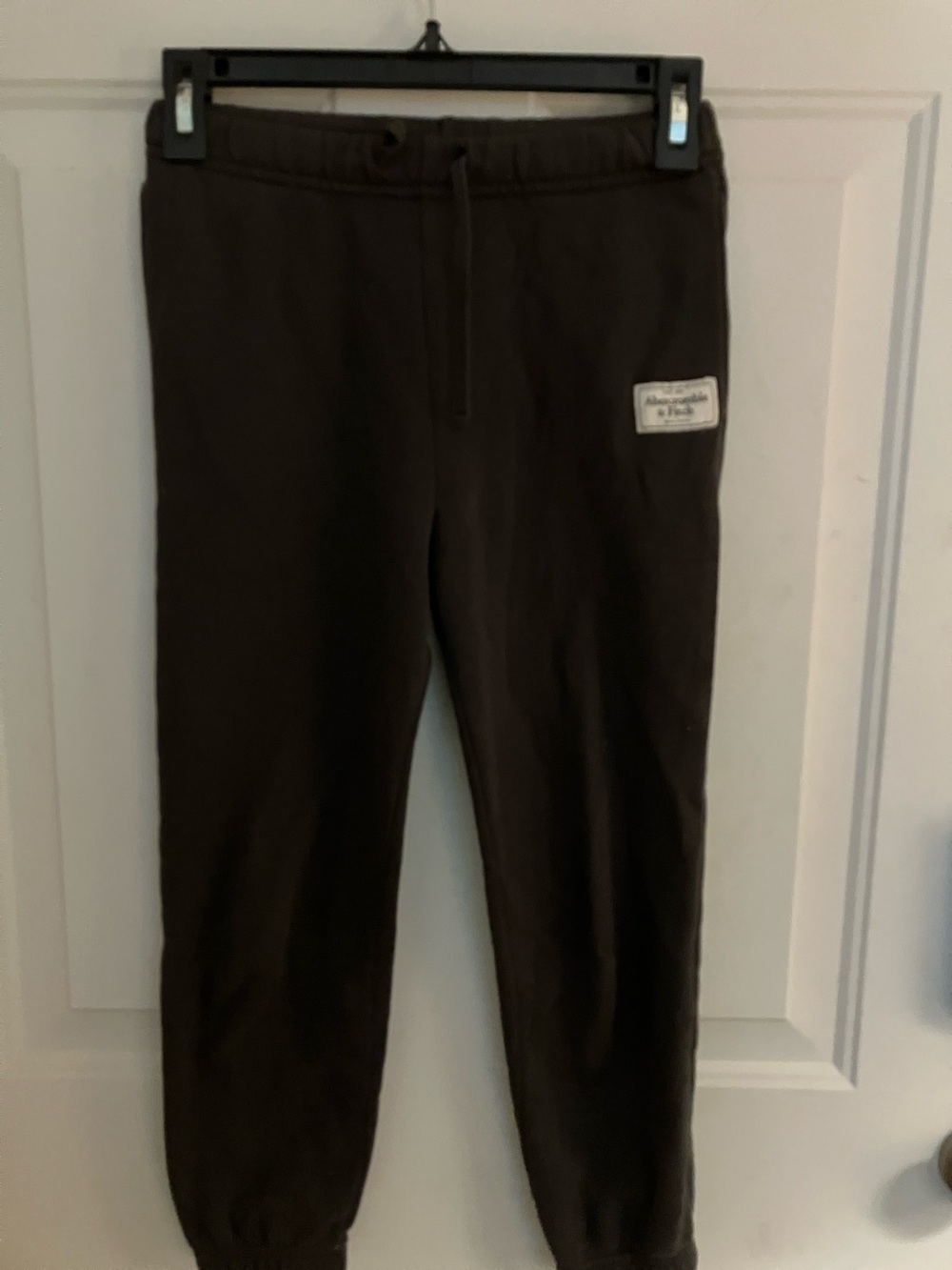 Abercrombie & Fitch Dark Gray Logo Joggers